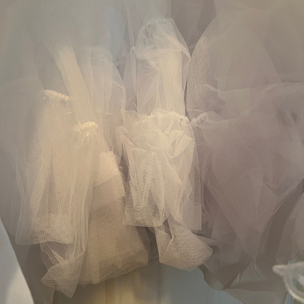 David's Bridal White Crinoline Underskirt - Picture 4 of 10